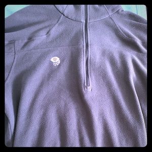 Mountain hardwear fleece quarter zip top